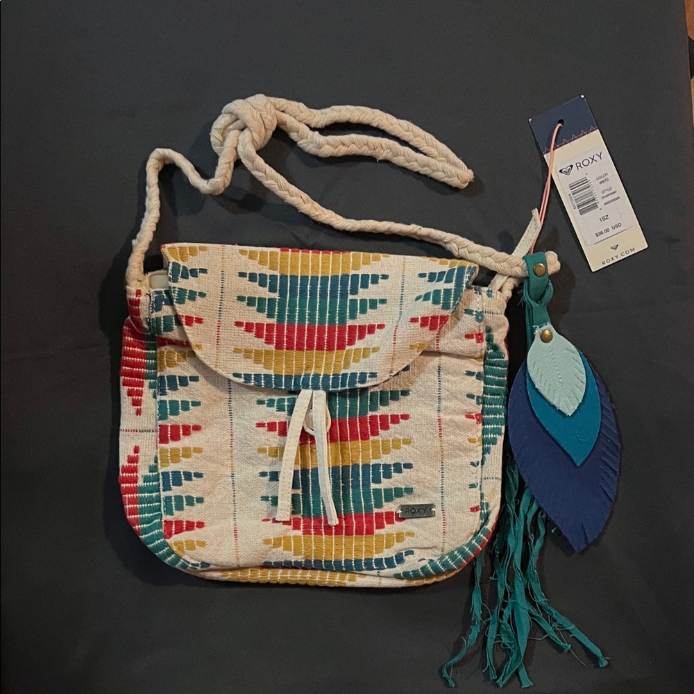Roxy Multicolor Patterned Crossbody Bag